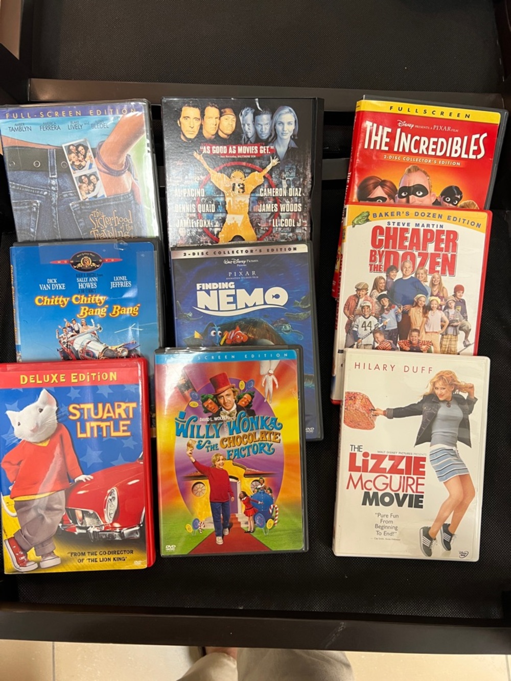 Assorted Disney & Classic Movies DVD Bundle -Sisterhood is New. Hours of Fam Fun
